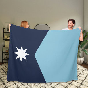 Minnesota Rebel New State Flag Fleece Blanket
