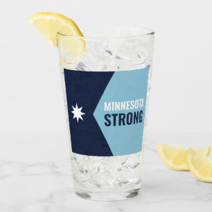 Minnesota Rebel New State Flag Glass