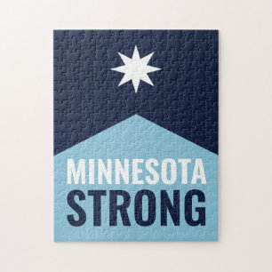 Minnesota Rebel New State Flag Jigsaw Puzzle