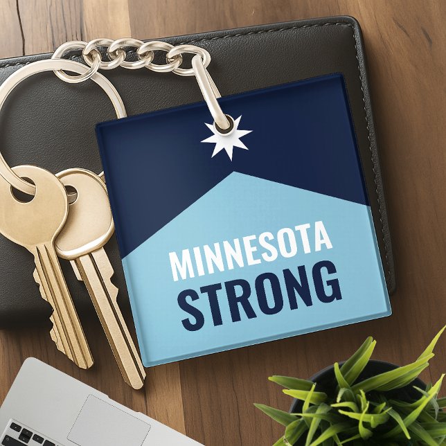 Minnesota Rebel New State Flag Keychain (Creator Uploaded)