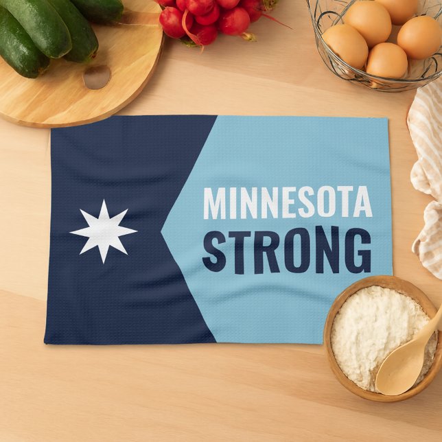 Minnesota Rebel New State Flag Kitchen Towel (Creator Uploaded)