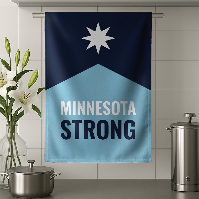 Minnesota Rebel New State Flag Kitchen Towel (Creator Uploaded)