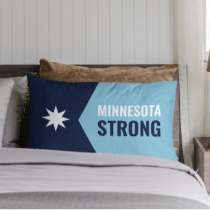 Minnesota Rebel New State Flag Lumbar Pillow