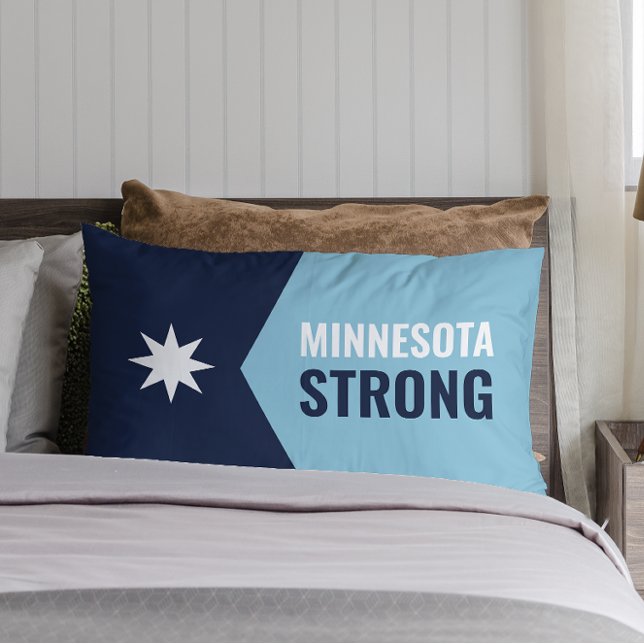 Minnesota Rebel New State Flag Lumbar Pillow (Creator Uploaded)