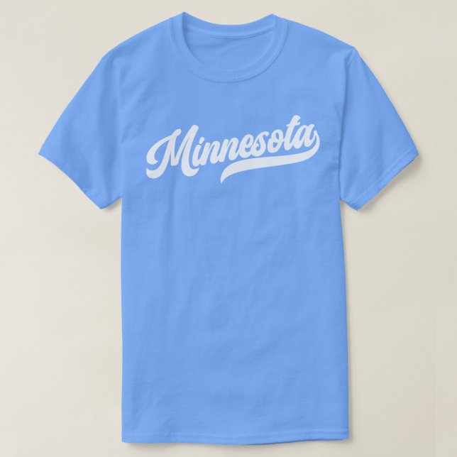 Minnesota Retro Minnesota Timberwolves T-Shirt (Design Front)