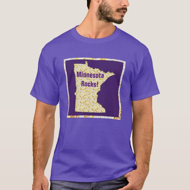 Minnesota Rocks! T-Shirt (Front)