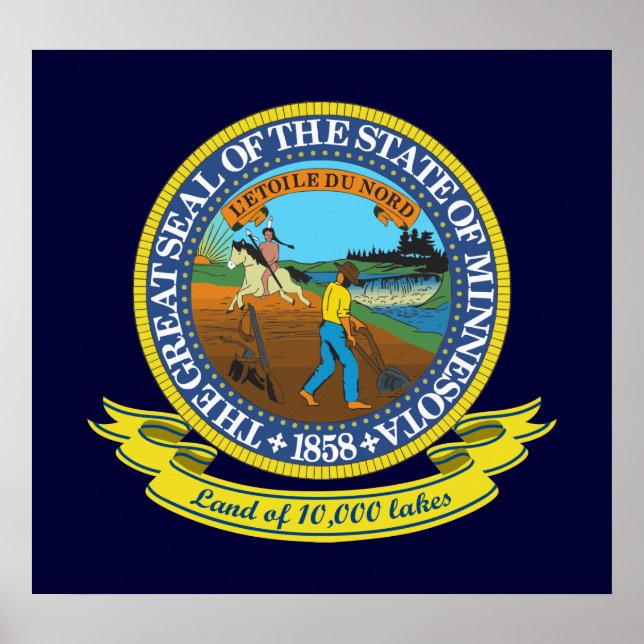 Minnesota Seal Poster (Front)