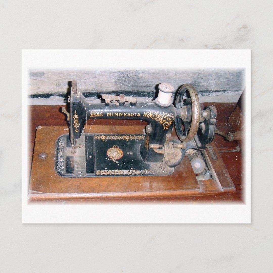 Minnesota Sewing Machine Postcard Zazzle