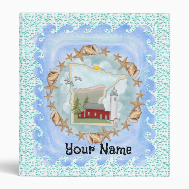 Minnesota Shells Lighthouse Binder (Front)