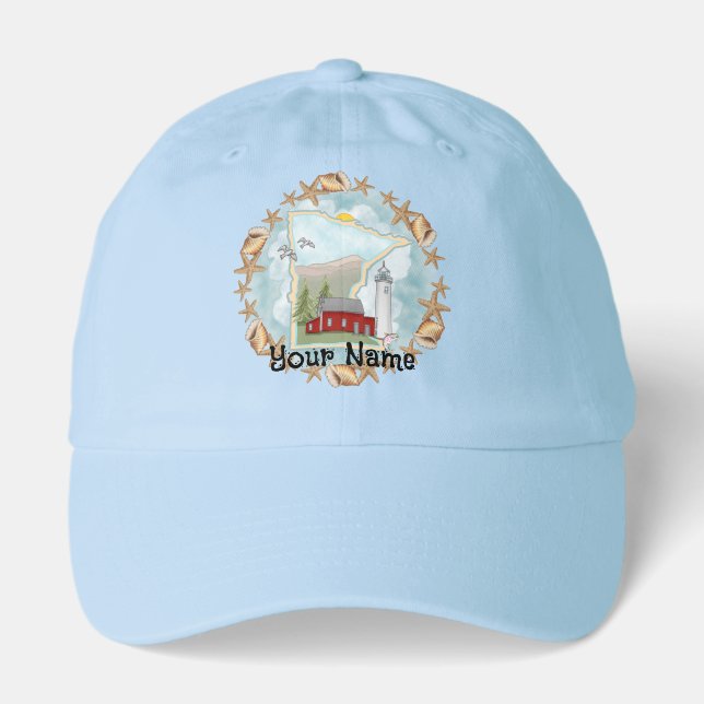 Minnesota Shells Lighthouse  hat (Front)
