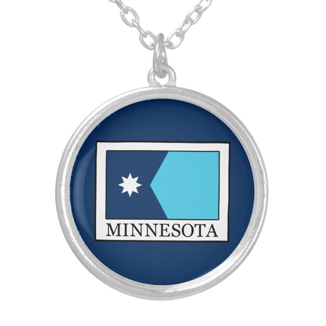 Minnesota Silver Plated Necklace (Front)
