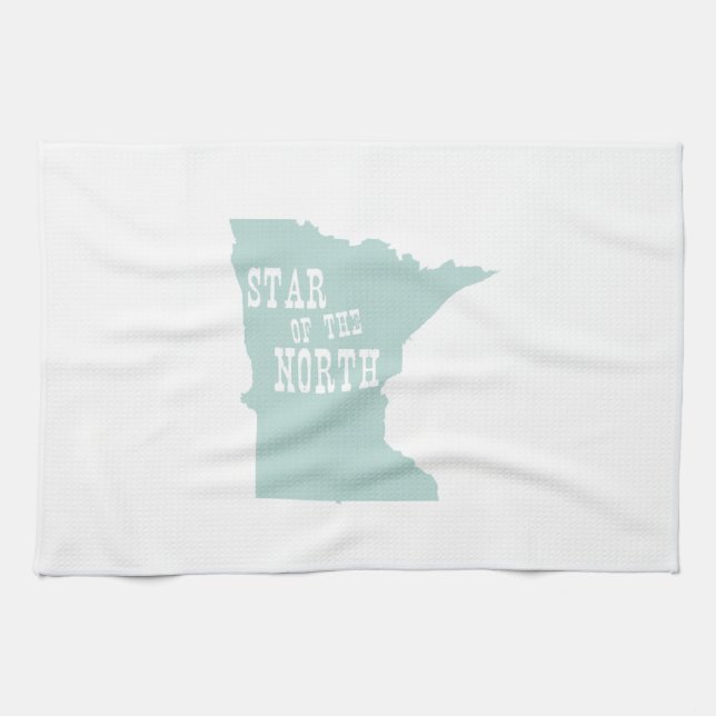 Minnesota Slogan Kitchen Towel (Horizontal)