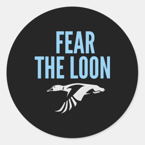Minnesota Soccer Fear The Loon Fc Classic Round Sticker