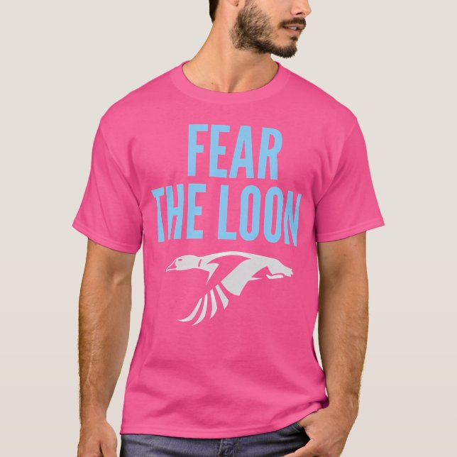 Minnesota Soccer Fear The Loon Fc United T-Shirt (Front)