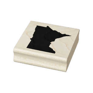 Minnesota Solid Rubber Art Stamp