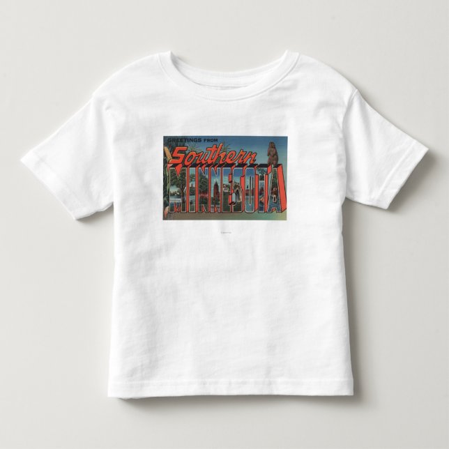 Minnesota (Southern) - Large Letter Scenes Toddler T-shirt (Front)