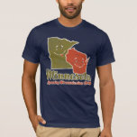 Minnesota Spooning Wisconsin Shirt at Zazzle