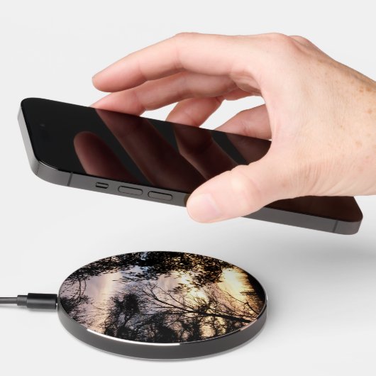 Minnesota Spring Sunset Wireless Charger (Hand)