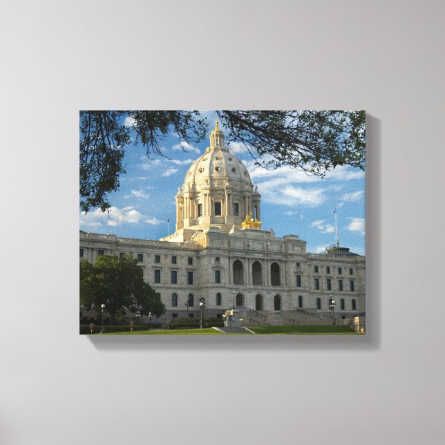 Minnesota State Capitol Canvas Print (Front)
