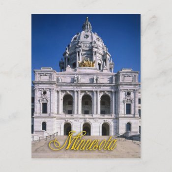 Minnesota State Capitol In Saint Paul Postcard by HTMimages at Zazzle