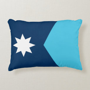 Minnesota State Flag Accent Pillow
