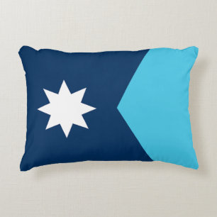 Minnesota State Flag Accent Pillow