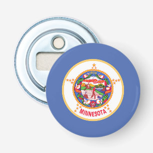 Minnesota State Flag Bottle Opener