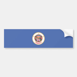 Minnesota State Flag Bumper Sticker