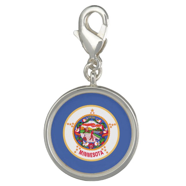 Minnesota State Flag Charm (Front)
