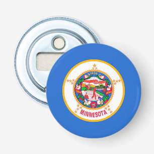 Minnesota State Flag Design Bottle Opener
