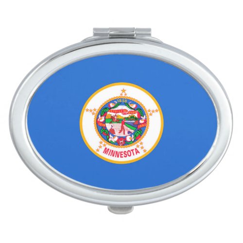 Minnesota State Flag Design Compact Mirror