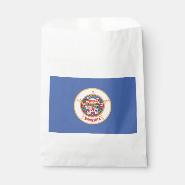 Minnesota State Flag Favor Bag (Front)