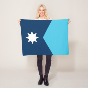 Minnesota State Flag Fleece Blanket