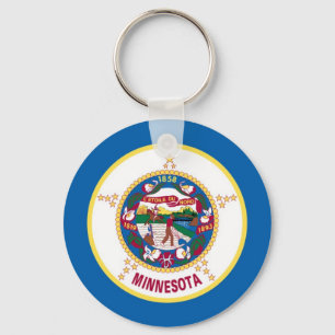 Minnesota State Flag Keychain