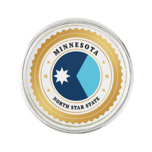 Minnesota State Flag Lapel Pin