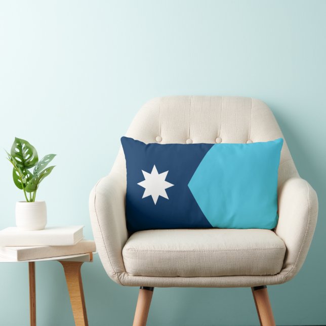 Minnesota State Flag Lumbar Pillow (Chair)