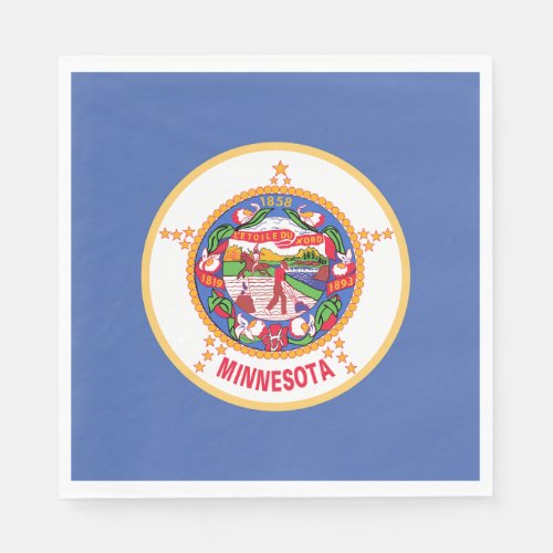 Minnesota State Flag Napkins