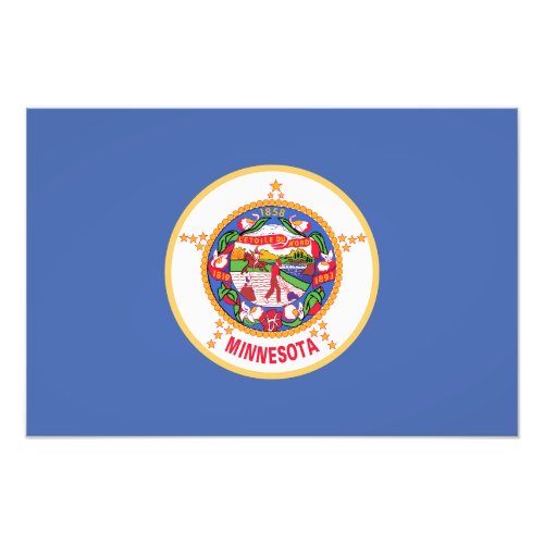 Minnesota State Flag Photo Print