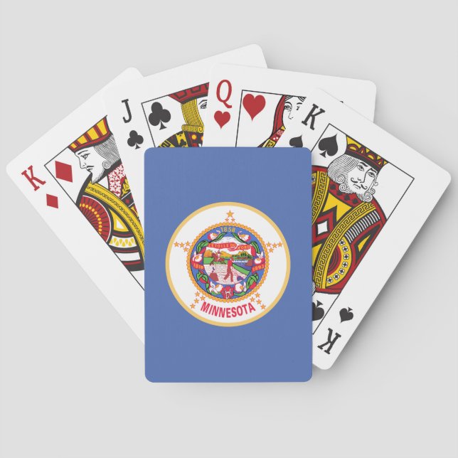 Minnesota State Flag Poker Cards (Back)