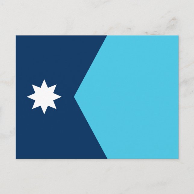 Minnesota State Flag Postcard (Front)