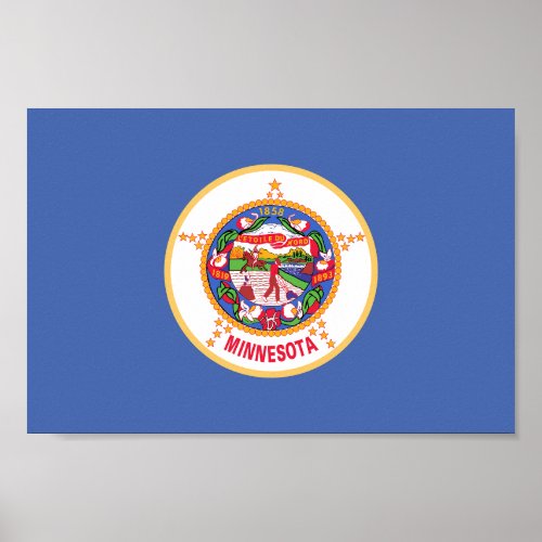 Minnesota State Flag Poster