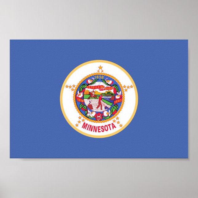 Minnesota State Flag Poster (Front)