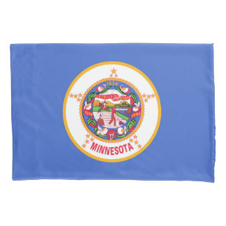Minnesota State Flag Print Patriotc Pillow Case