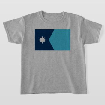 Minnesota State Flag T-shirt by trendyteeshirts at Zazzle