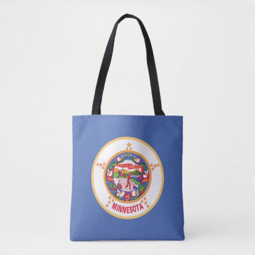 Minnesota State Flag Tote Bag