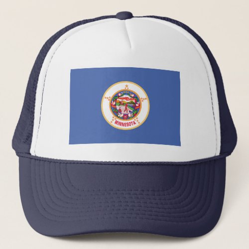 Minnesota State Flag Trucker Hat