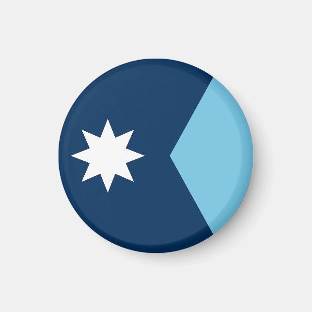 Minnesota State Flag USA Magnet (Front)