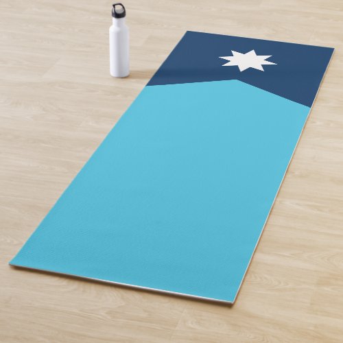 Minnesota State Flag Yoga Mat