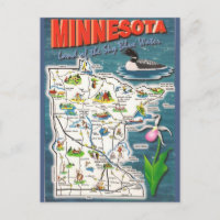 Minnesota State  Map