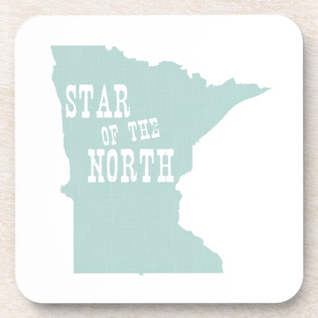 Minnesota State Motto Slogan Coaster (Front)
